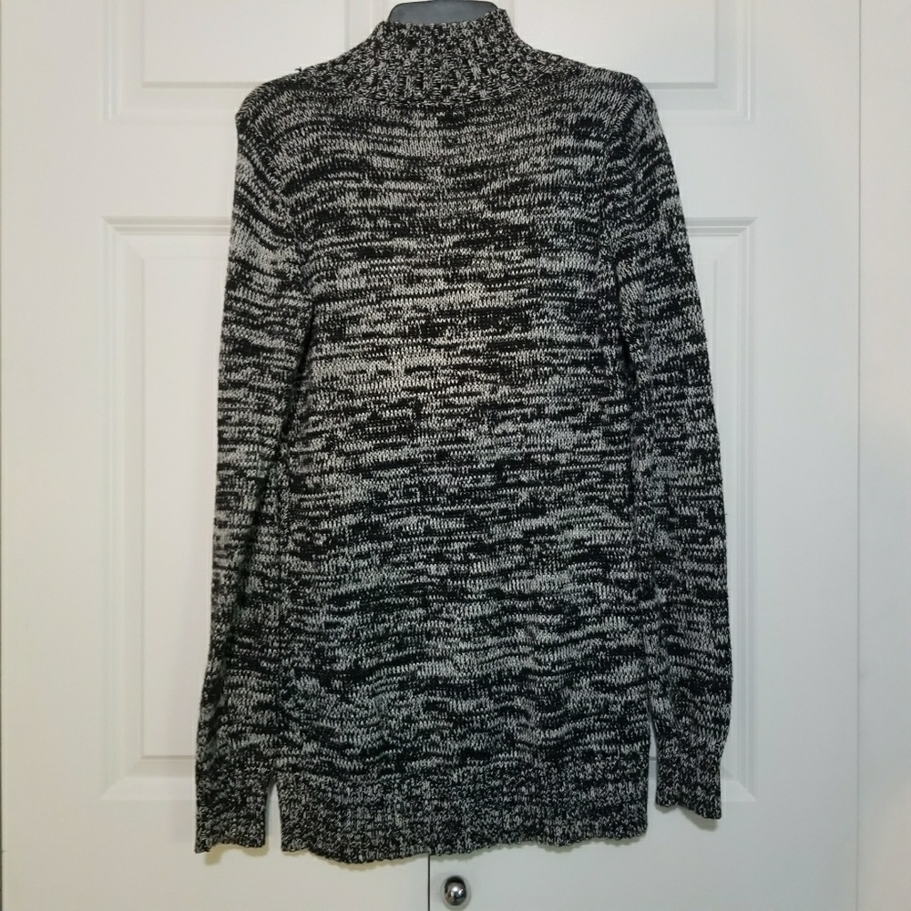 Tall mock neck sweater